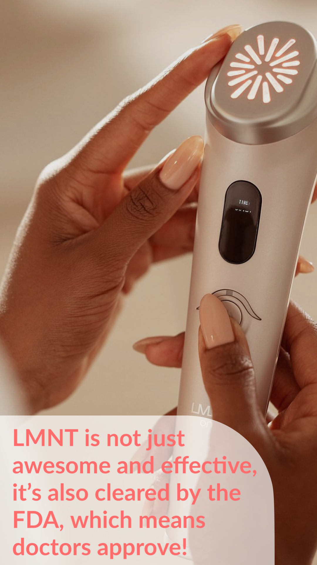 LMNT.One At-Home Red Light Therapy Device by Alma